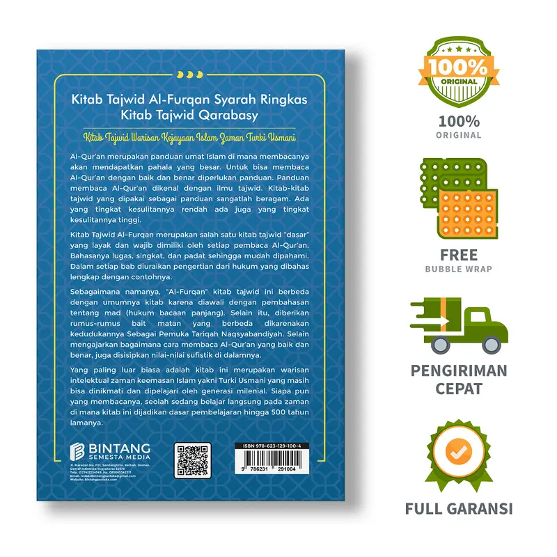 Kitab Tajwid Al-Furqan Syarah Ringkas Kitab Tajwid Qarabasy : Kitab Tajwid Warisan Kejayaan Islam Zaman Turki Usmani - Dr. H. Agus Nur Qowim, S.Q., M.Pd.I. 1