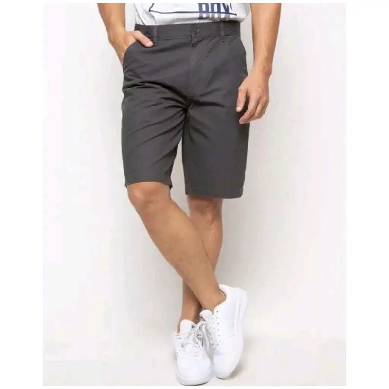 Celana Pendek Pria Chinos dari Katun Combed Twill Shorts Nyaman Santai nc Distro cowok Keren 2