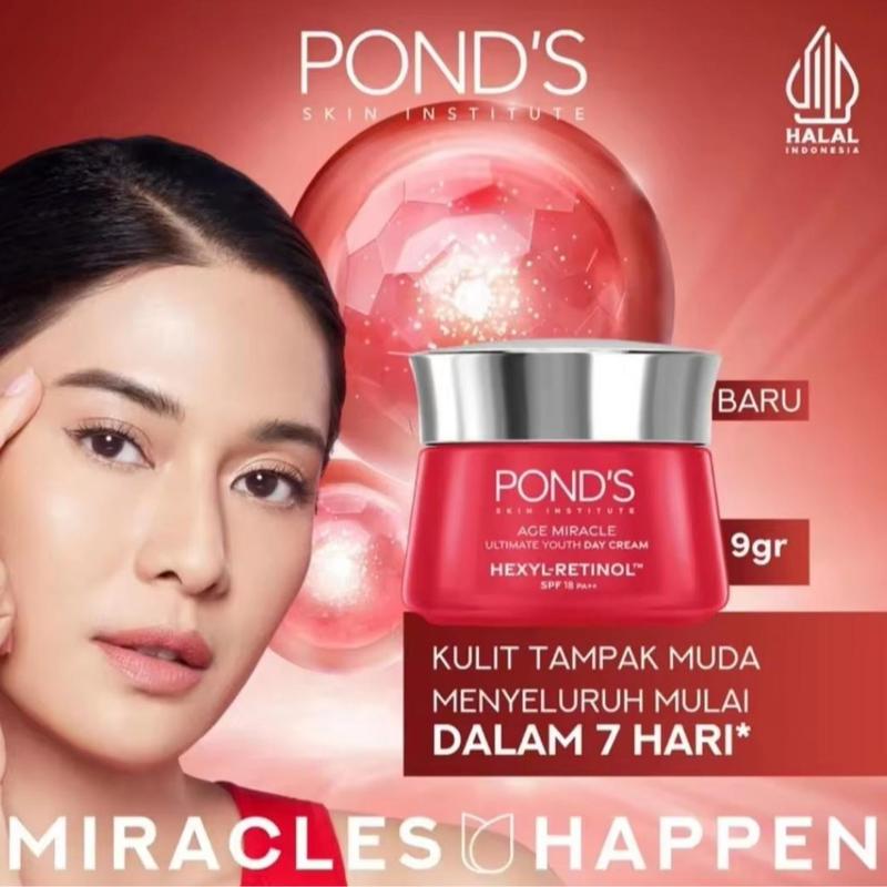 Ponds Age Miracle Hexyl Retinol Niacinamide Day / Night Cream 9gr Facial Vitamin Wajah 3