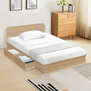 Ranjang Dipan Kayu Rangka Tempat Tidur Divan Modern Minimalis IOWA 120