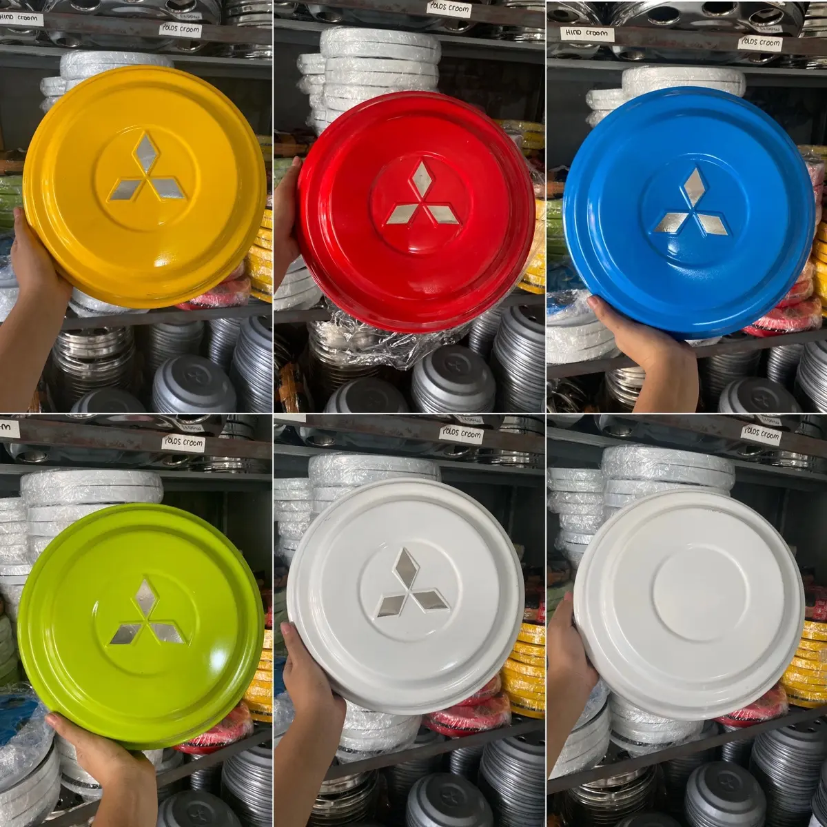 Wildop cepuk sudah warna kanan kiri 2pcs kanan kiri gratis dudukan