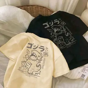 KOREA STYLE Dinosaurus Fashion baju kaos anak perempuan cowok usi 1-13thn model terbaru kaos anak kekinian