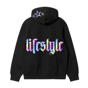 House of Tambiyu Hoodie LIFESTYLE ORIGINAL HOLOGRAM Warna Hitam Sablon Nyala Ukuran M L XL XXL