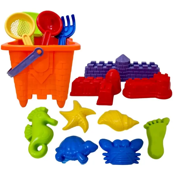 Ember Pantai TB 02 dengan Berbagai Macam Cetakan Toys/mainan cetakann pasir murah aneka/ istana pasir + bubble wrap 0
