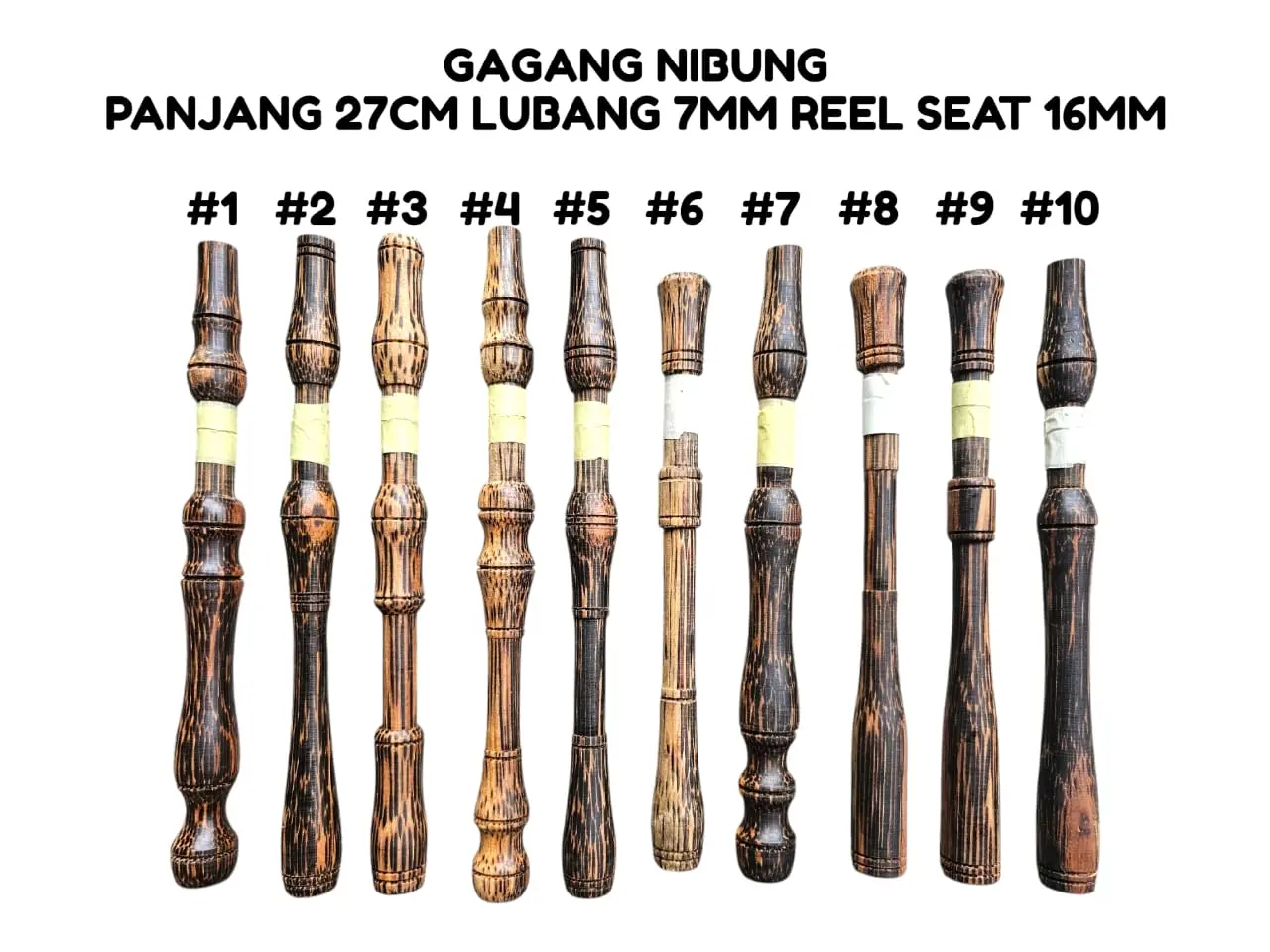 Gagang Joran Udang Kayu Nibung