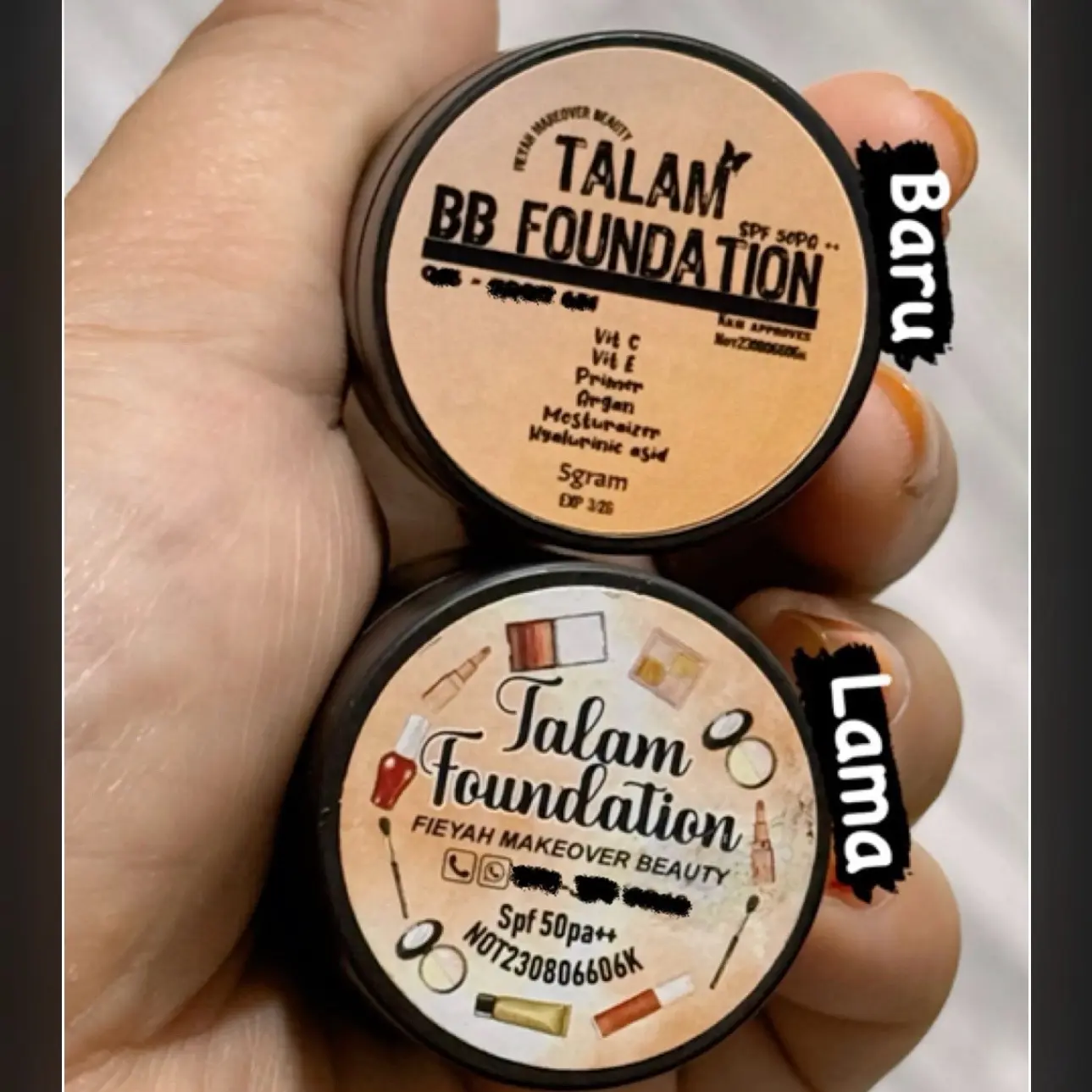 TALAM BB FOUNDATION SPF 50 PA++ 5GRAM