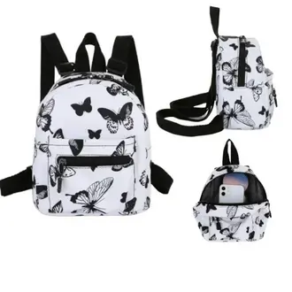 Tas Ransel Cewek Mini Lucu Motif Kupu Kupu untuk Anak-anak - Fashion Cewek