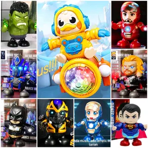 【COD】Mainan Anak Bebek Angkasa Joget Lampu Music