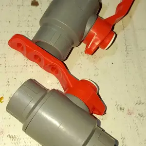 SJT - Ball Valve Stop Kran PVC Polos 1/2 Inch dan 3/4 Inch CAB / Katup Pipa Berkualitas