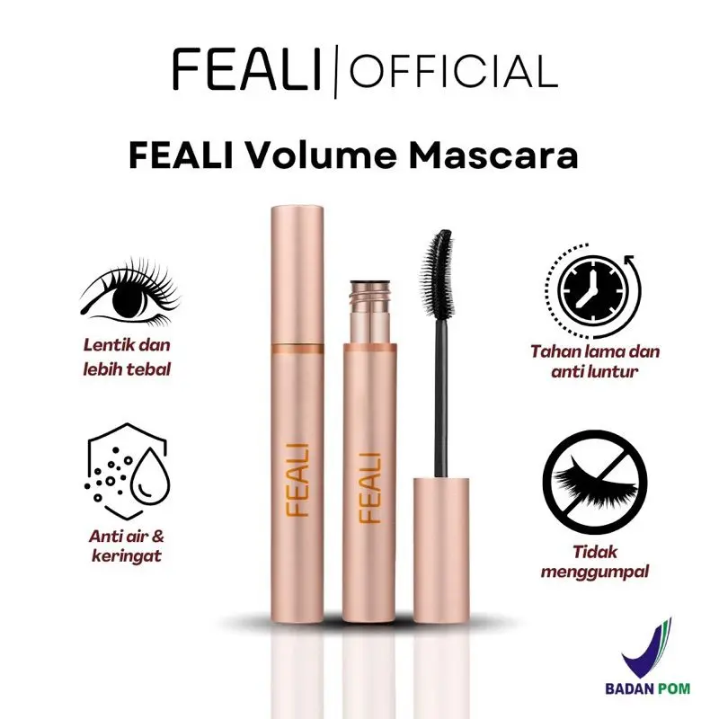 FEALI Mascara Volume Hypercurl Waterproof Maskara Eye Makeup Cosmetic Lash Extension