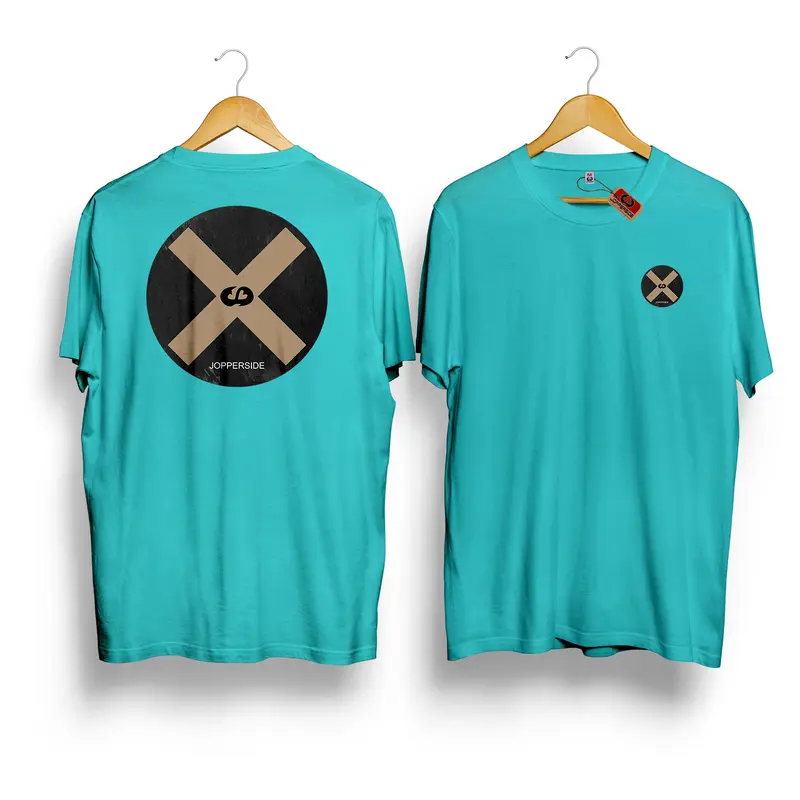 Jopperside kaos pria katun combed original distro premium ts436DB circle x 1