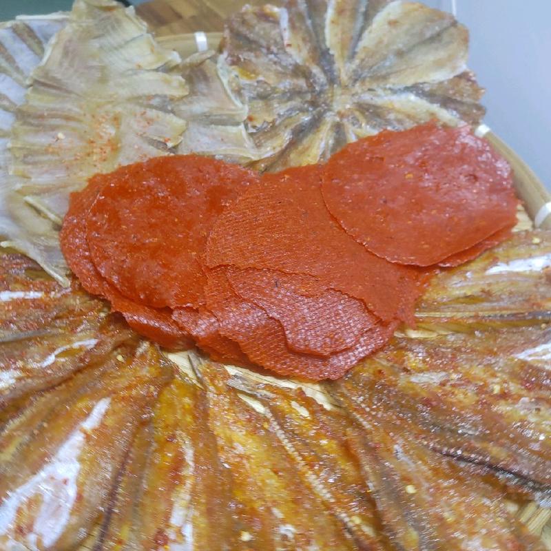 Combo khô thu đỏ, mối tẩm, đù bông, đuối tẩm 109k Ăn Vặt Thức Ăn Snack 3