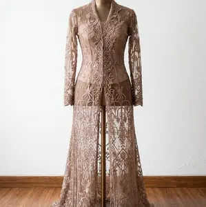 TULLE BORDIR ETNIC KODE 15117-2