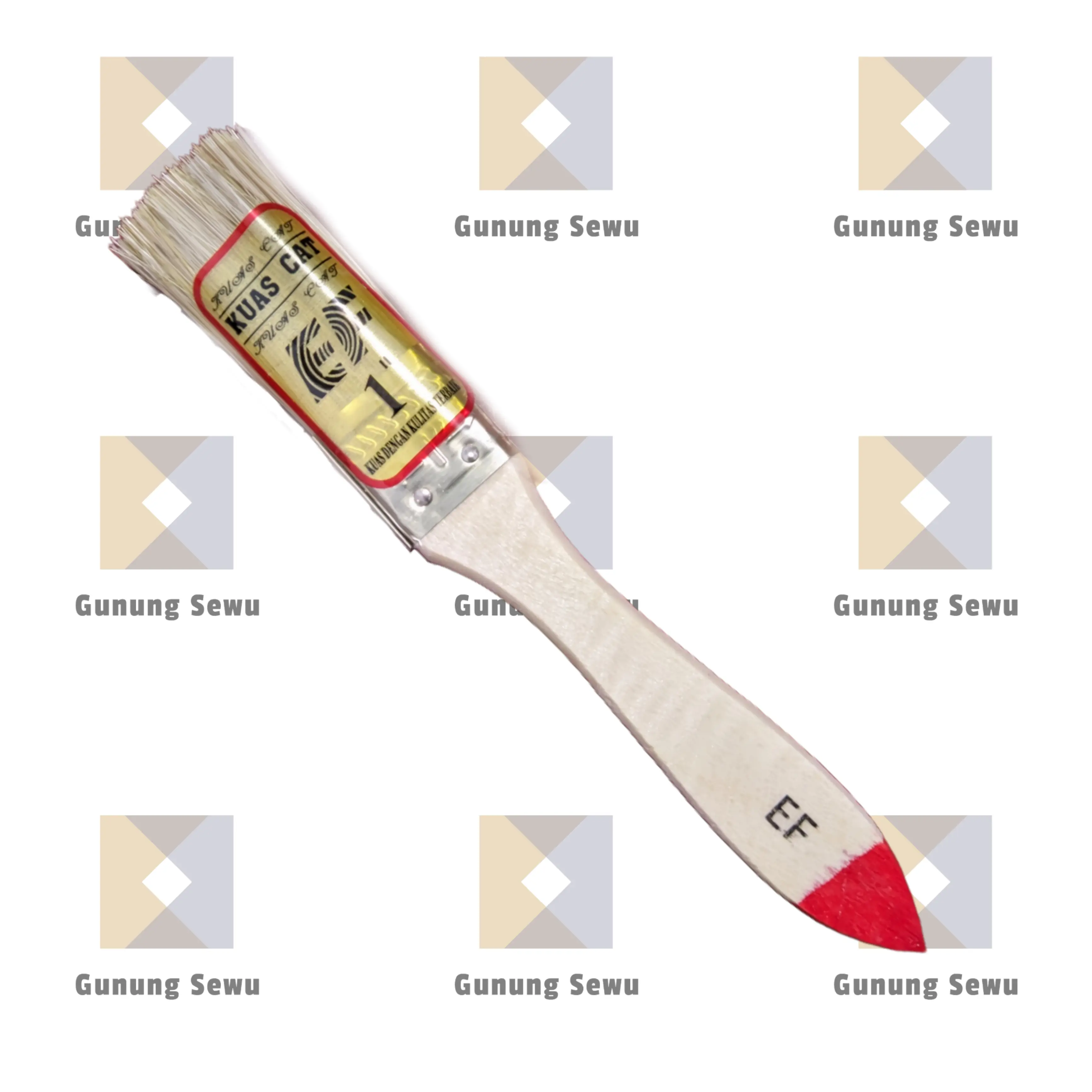 Kuas Cat Dinding Kuas Cat Kayu Minyak Kuas Cat Besi Merk EF Murah dan Terjangkau Ukuran 1" Paint Brush