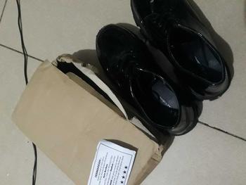 Product Review of Lovely Sepatu Sekolah Docmart Wanita Loafers Hitam Terbaru 2024 Fashion Korean Style Premium Import Quality R-15 Bisa COD Karet Shoes Kerja Hitam Kasual from ** 0