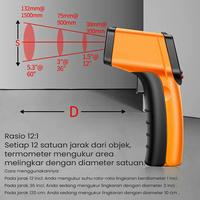 Gambar ALLEFIX Thermometer Industrial Infrared Laser Profesional dengan Akurasi ±1,5°C dan Resolusi 0,1°C untuk Pengukur Suhu Non-Kontak - 6907 - 6907 dari ALLEFIX Kota Surabaya 5 Tokopedia