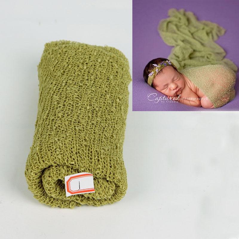 Product Introduction of Cross-border children's photography wrap cloth studio newborn baby photo wrap blanket elastic gauze wrap cloth factory direct sales 13