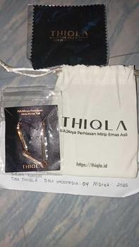 Product Review of THIQLA - Gelang Serut Wanita FASL - Gelang Kecil Tipis Mirip Gelang Emas Model 2025 - Gelang Aurel Mirip Gelang Titanium Wanita Anti Karat from p**s N**A 3