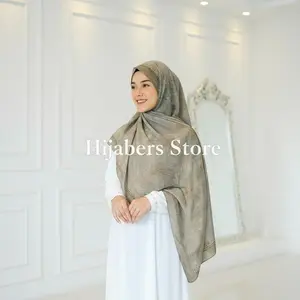 Hijabers Store_Pashmina Motif Attire  Hijab Print Sublime Premium Ceruty Babydoll