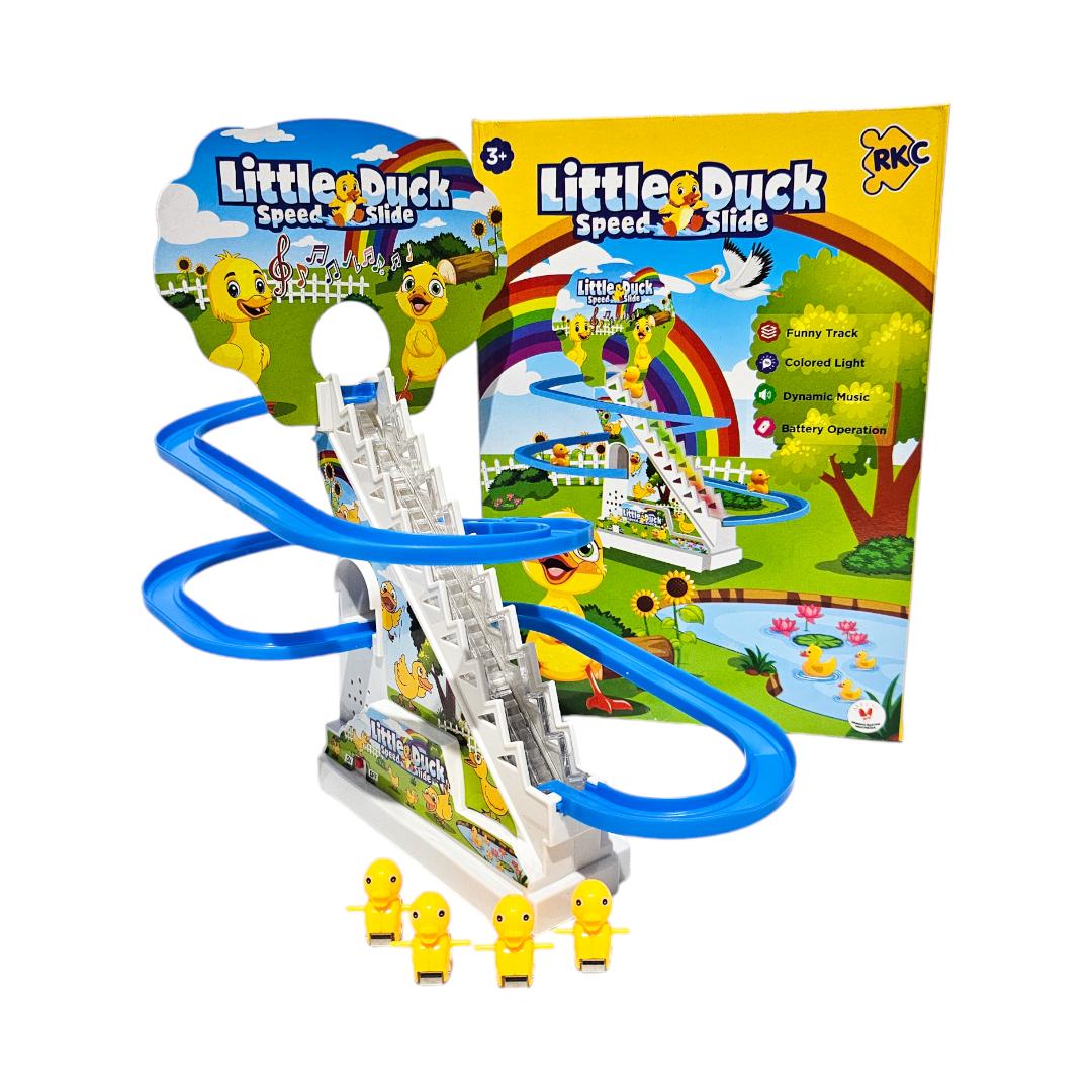 Mainan Anak Bebek Naik Tangga Little Duck 4 Bebek Bisa Nyala Lampu Dan Ada Musik