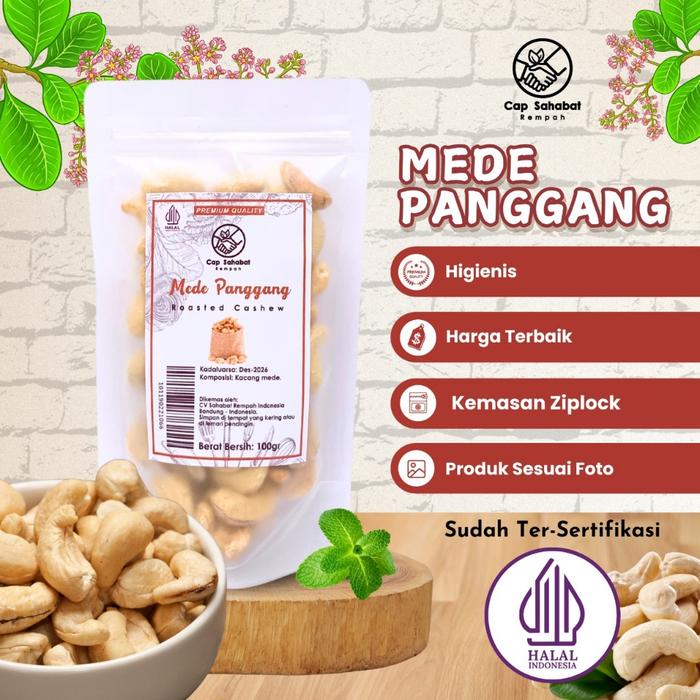 Gambar 100gr Mede Panggang / Roasted Cashew dari Cap Sahabat Rempah Kota Bandung Tokopedia