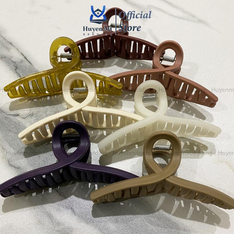 Kẹp tóc càng cua HB24 Voi Nữ Hoa - Phong cách Hàn Quốc thời trang, tone màu nhẹ nhàng