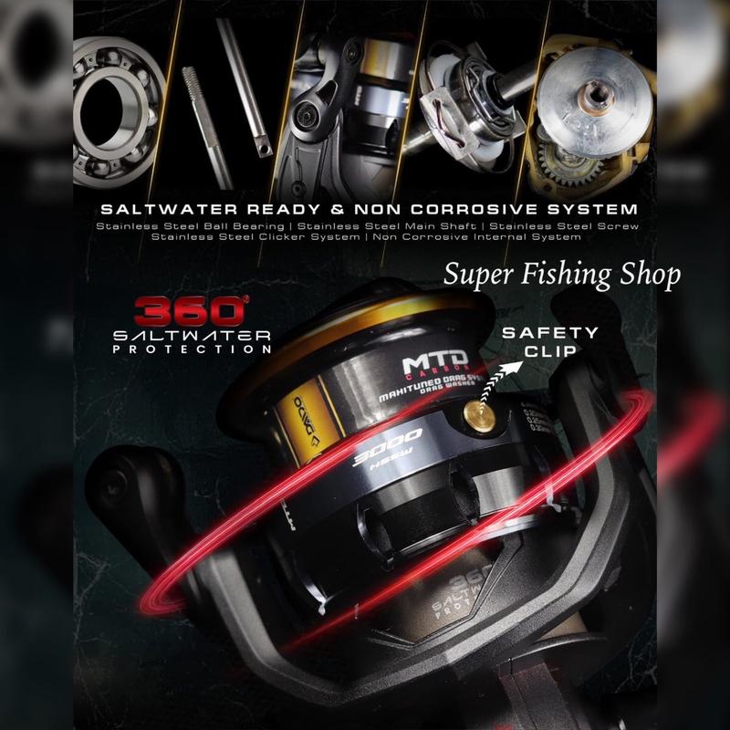 Reel Daido BARATUS HS SW High Speed Saltwater Power Handle 4