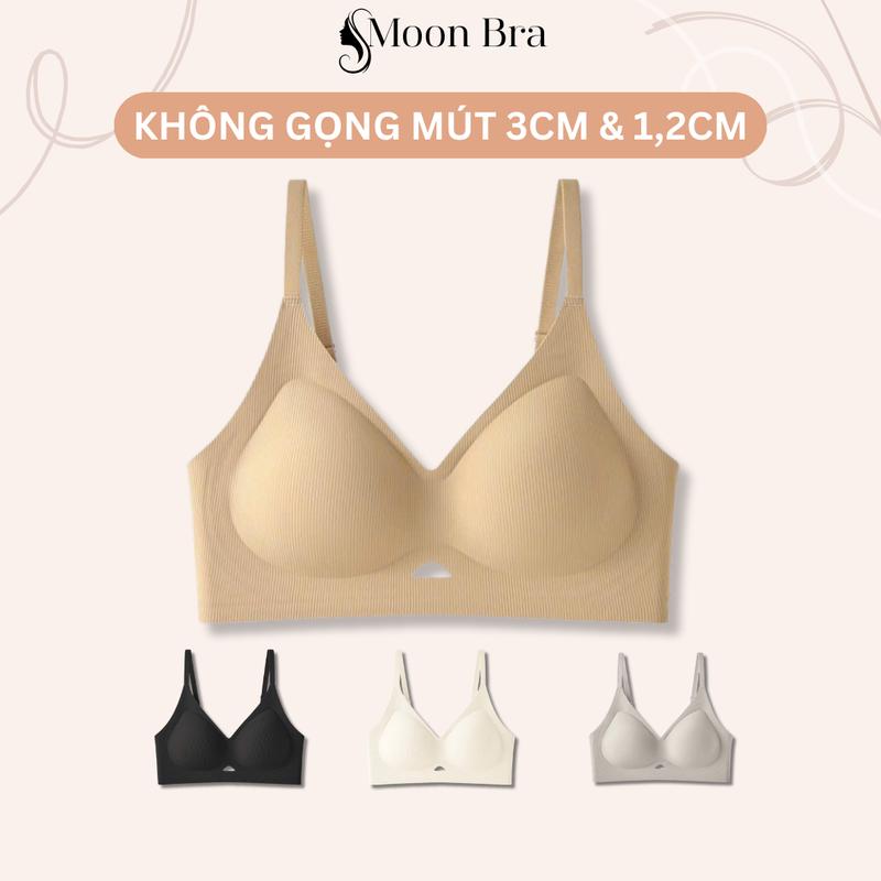   A168   MÚT 1.2CM & 3CM  Áo Lót Nữ Nâng Ngực Tự Nhiên Không Gọng – Mút Dày 1.2CM & 3CM Gom Ngực Chống Xệ Che Khuyết Điểm 