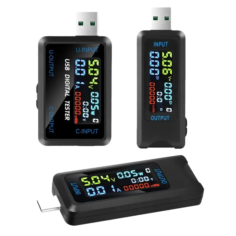 Máy kiểm tra, Thiết bị kiểm tra chuyên nghiệp, Máy dò bộ sạc USB, Máy kiểm tra công suất điện 2