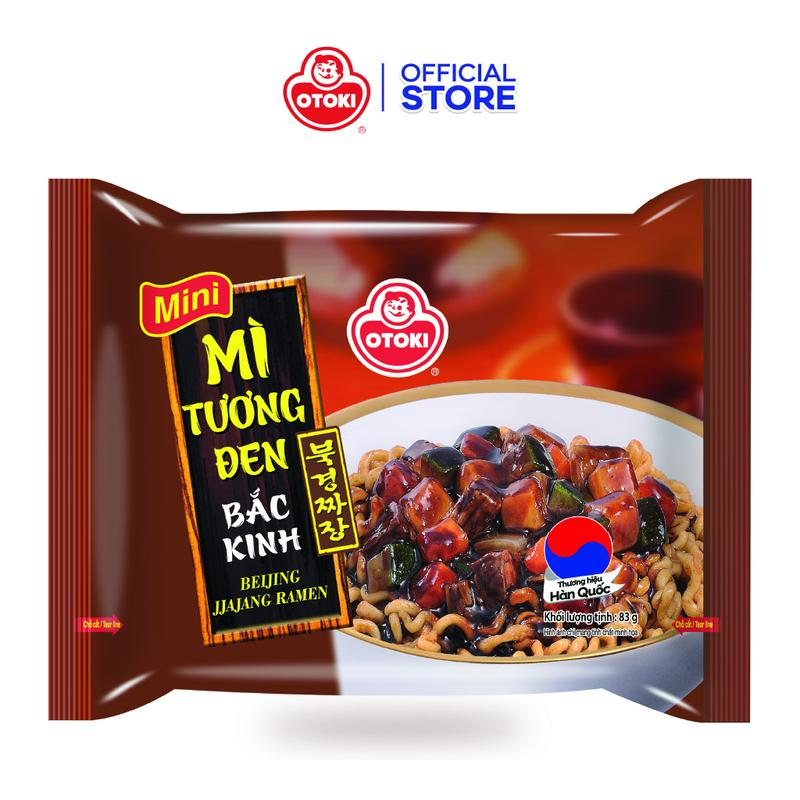  Combo 10 gói Mì Tương Đen Bắc Kinh Otoki 83g 