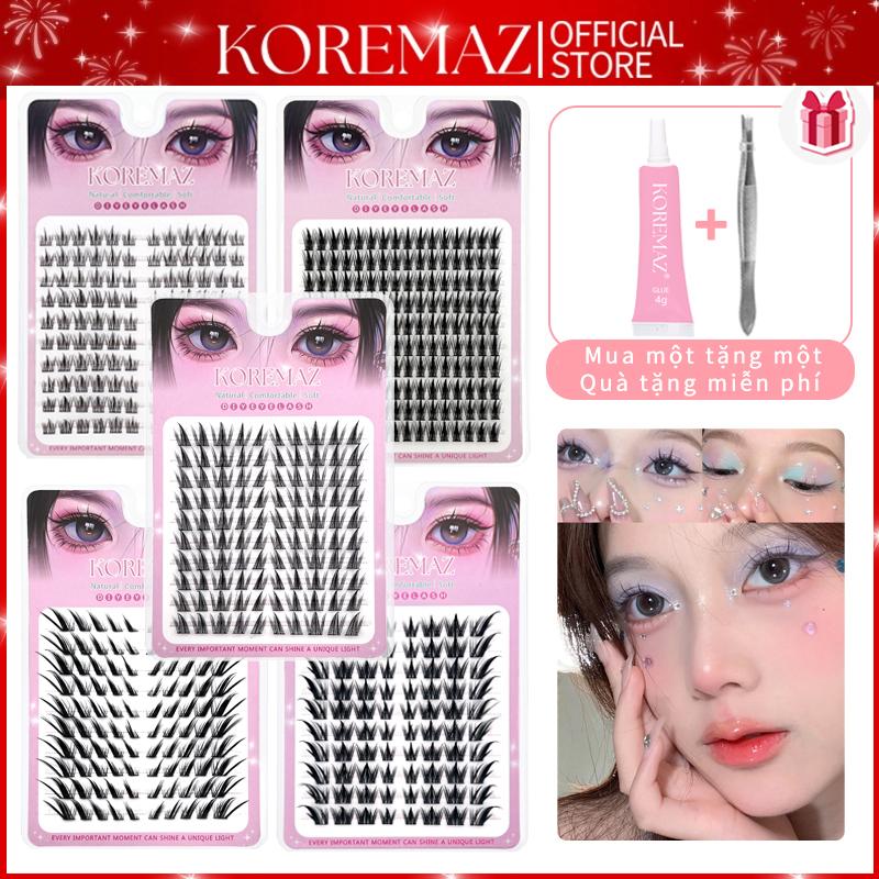 KOREMAZ 10 Hàng Lông Mi Giả Cong Tự Nhiên10-13mm  Chất lượng cao tái sử dụng