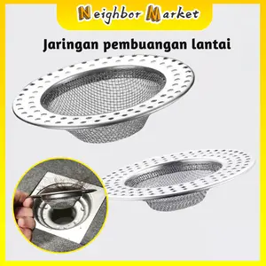 Praktis Lubang Saringan Wastafel Cuci Piring FIlter Wastafel Stainless Steel Filter Sink Bathroom