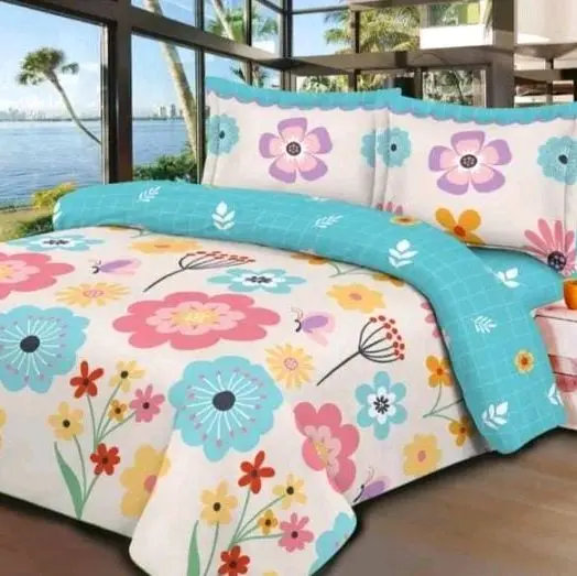 Murah Meriah Seprei Set Sarung Bantal Guling Motif Claudia Uk. 180x200 samping karet bisa COD