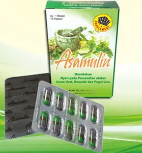 Jamu Pegel Linu / Asam Urat Asamulin isi 3 Blister