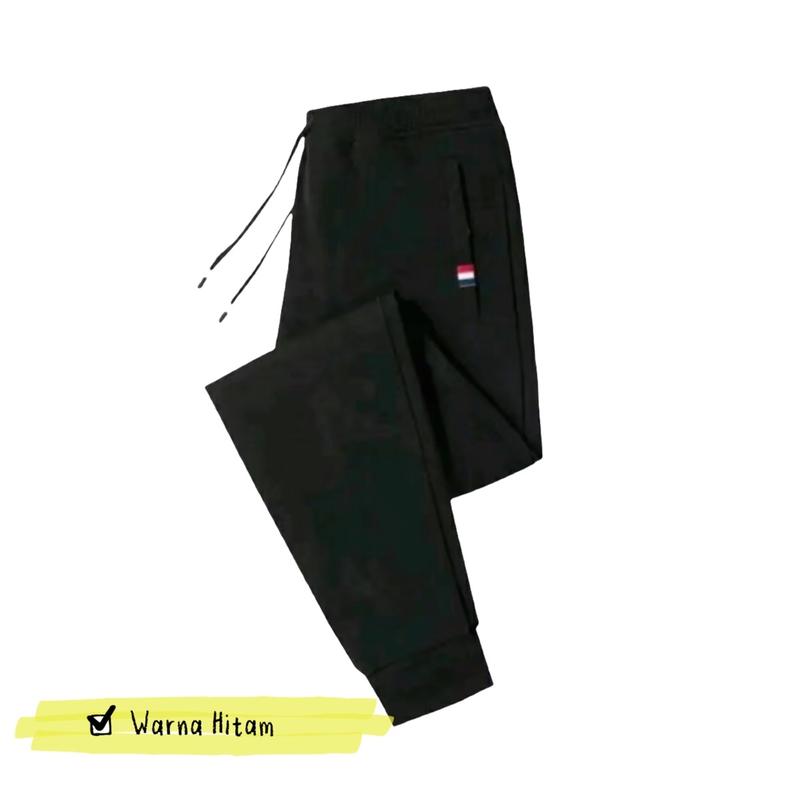 (Beli 2 Gratis 1) Paket 3 Pcs Celana Jogger Panjang Untuk Pria Dan Wanita Sport Abu joger priawanita 5