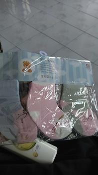 Product Review of Kaos kaki Newborn 3 pasang lembut hangat Bayi from H**a 0