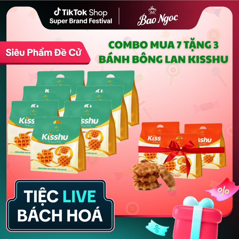[ ĐA KHO X Combo mua 7 tặng 3 ] 7 Bánh mì bông lan sợi gà + Tặng 3 Bánh mì bông lan BBQ Bánh Mì Tươi Cao Cấp Bảo Ngọc Food