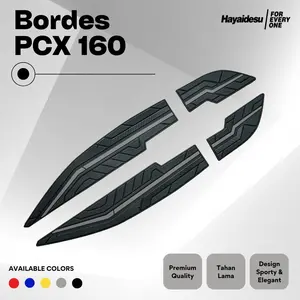Karpet Board Rest Bordes Motor HAYAIDESU Honda PCX 160 (2021-2024)-Tahan Air dan Tahan Gores (Kanan & Kiri)
