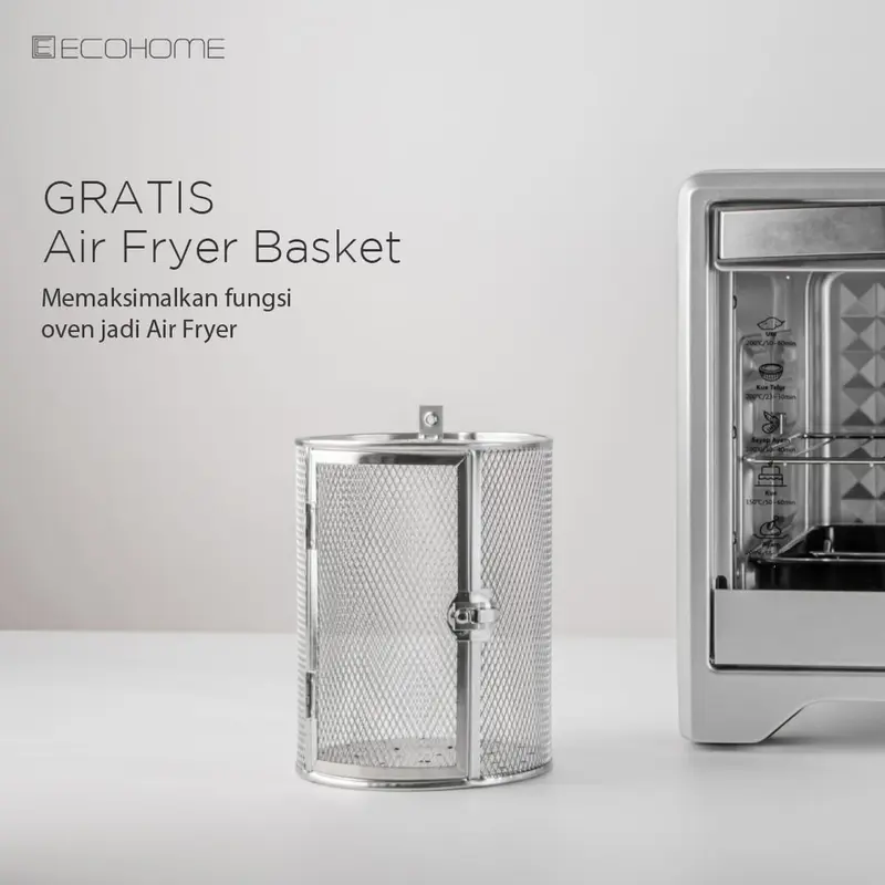 ECOHOME Electric Oven Low Watt Platinum EOP-888 Oven Listrik 7