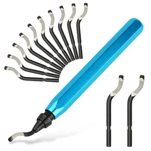 Deburring Tool with 12 High Speed Steel Blades, Deburring Tool 3D Printing, Deburring Tool for Metal,Plastic, 3D Printed Edges