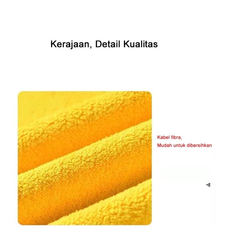KAIN LAP MICROFIBER MOBIL MOTOR  2 SISI MULTIFUNGSI  30X30CM COD 6