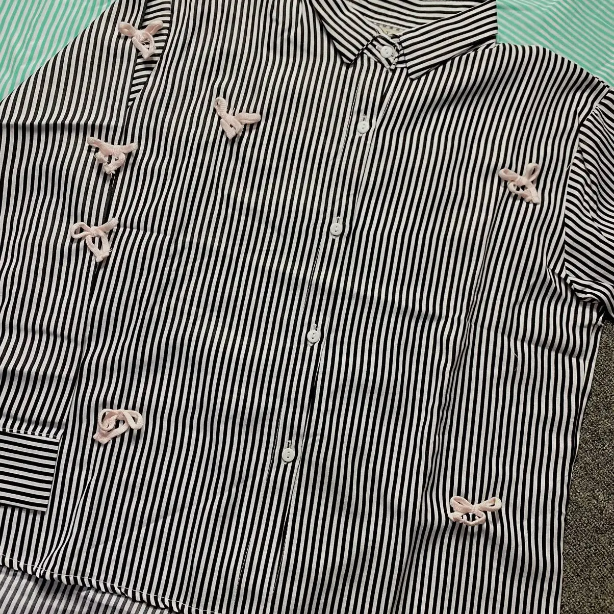 Jupita Blouse hitam & mint