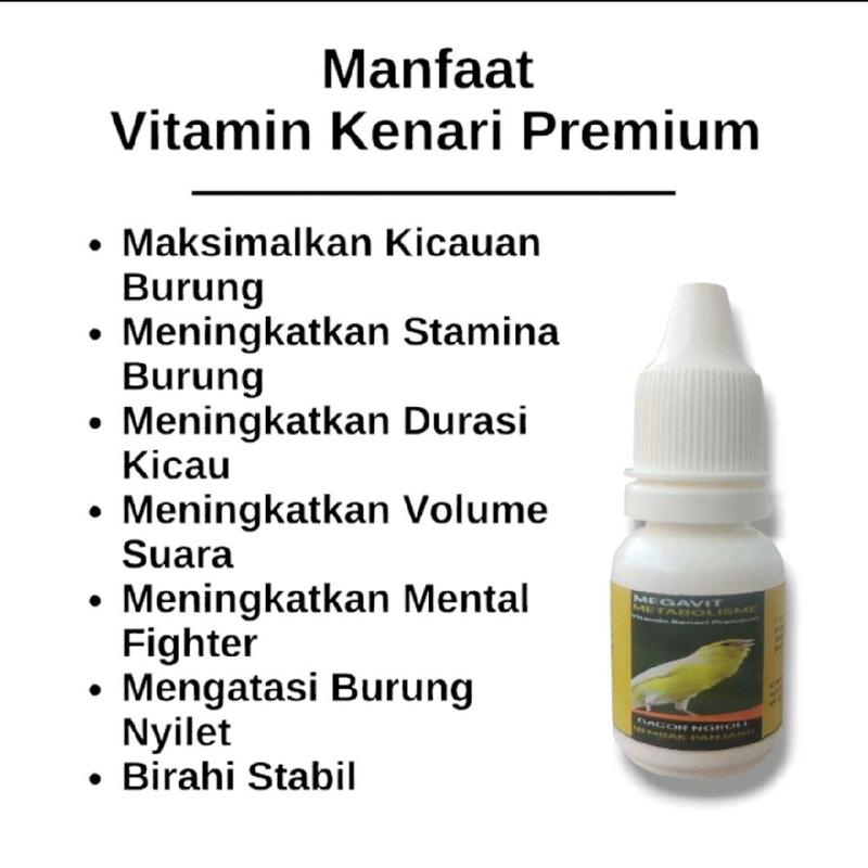 MEGAVIT - Vitamin dan Doping Burung Kenari Premium Biar Cepat Gacor 2