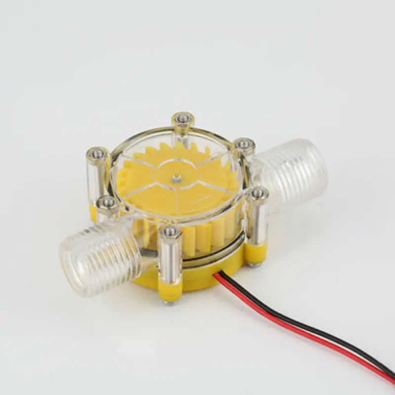 Máy phát điện, 8,8 * 5,8 * 3,9cm, 12V, với lưu lượng nước, được cung cấp bởi năng lượng mặt trời, phụ kiện 3