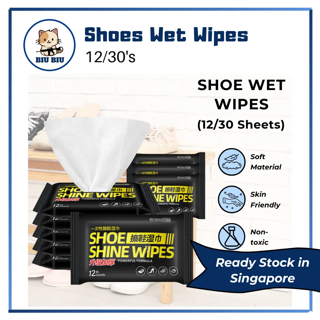(1 pack only $0.49) Shoes Cleaning Wet Wipes Shoe Cleaner Sneaker Cleaner Shoe Wipes Sneaker Wet Tissue Shoes Cleaning Solution