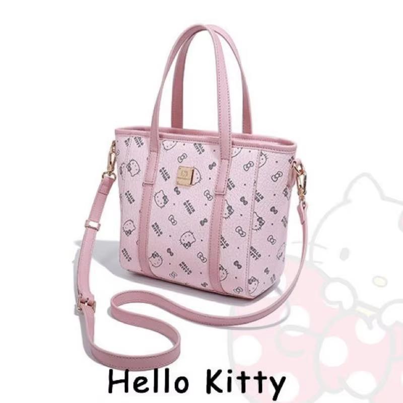 Product Introduction of Túi Tote Hello Kitty, Sanrio, In Cổ Điển, Túi Xách Đeo Một Bên Vai, Dung Lượng Lớn, Làm Bằng Chất Liệu PU, Thích Hợp Cho Bé Gái 4