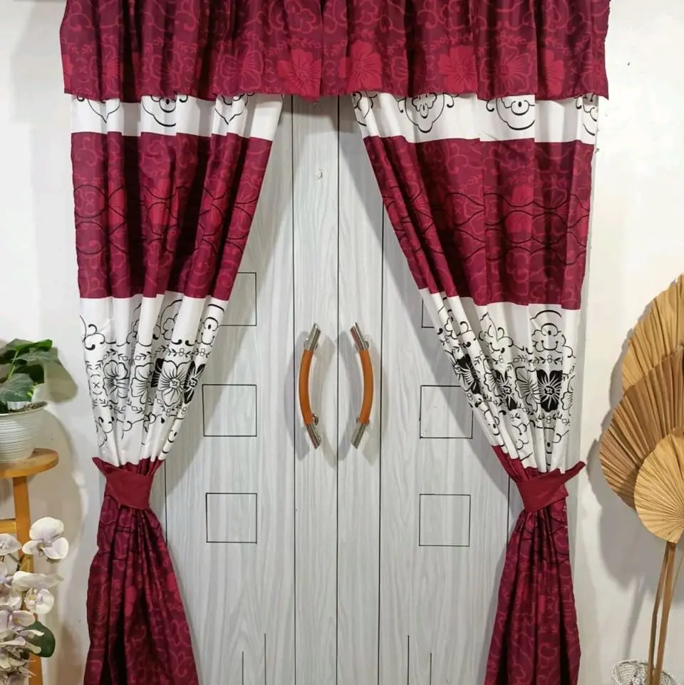 Gorden Pintu Model Serut - Kain Serut Berkualitas Tinggi - Curtain