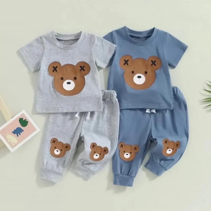 Liababy- SETELAN ANAK COWO HILLA BEAR Bayi 0