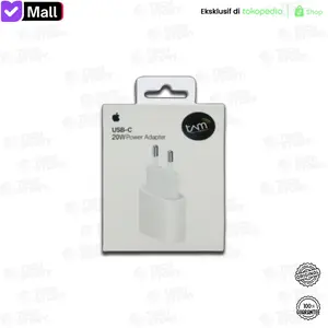 (ORIGINAL) Apple 20W 20 W Fast Charging USB - C Power Adapter Segel