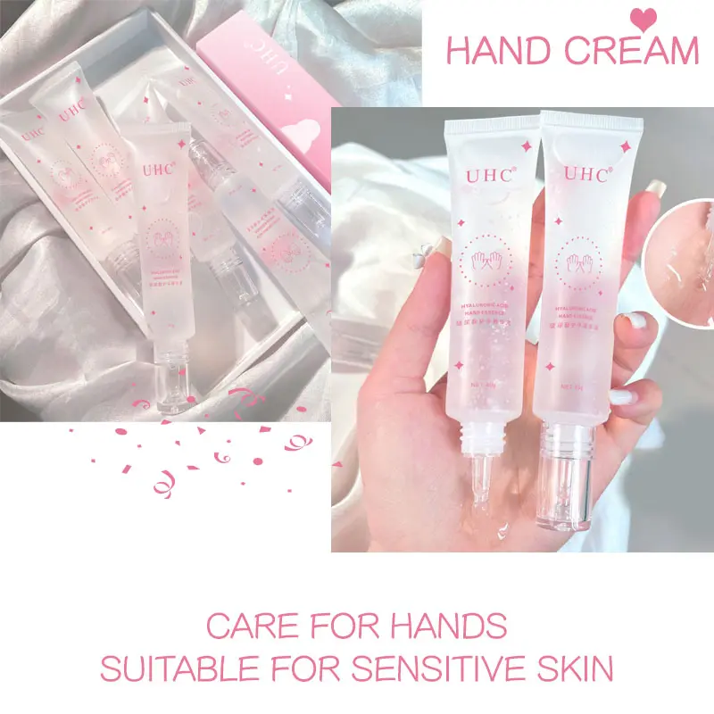 Whitening Hand Cream Whitening and Rejuvenating Hyaluronic Acid Cooling Oil-Free Student Hand Cream UHC 40g